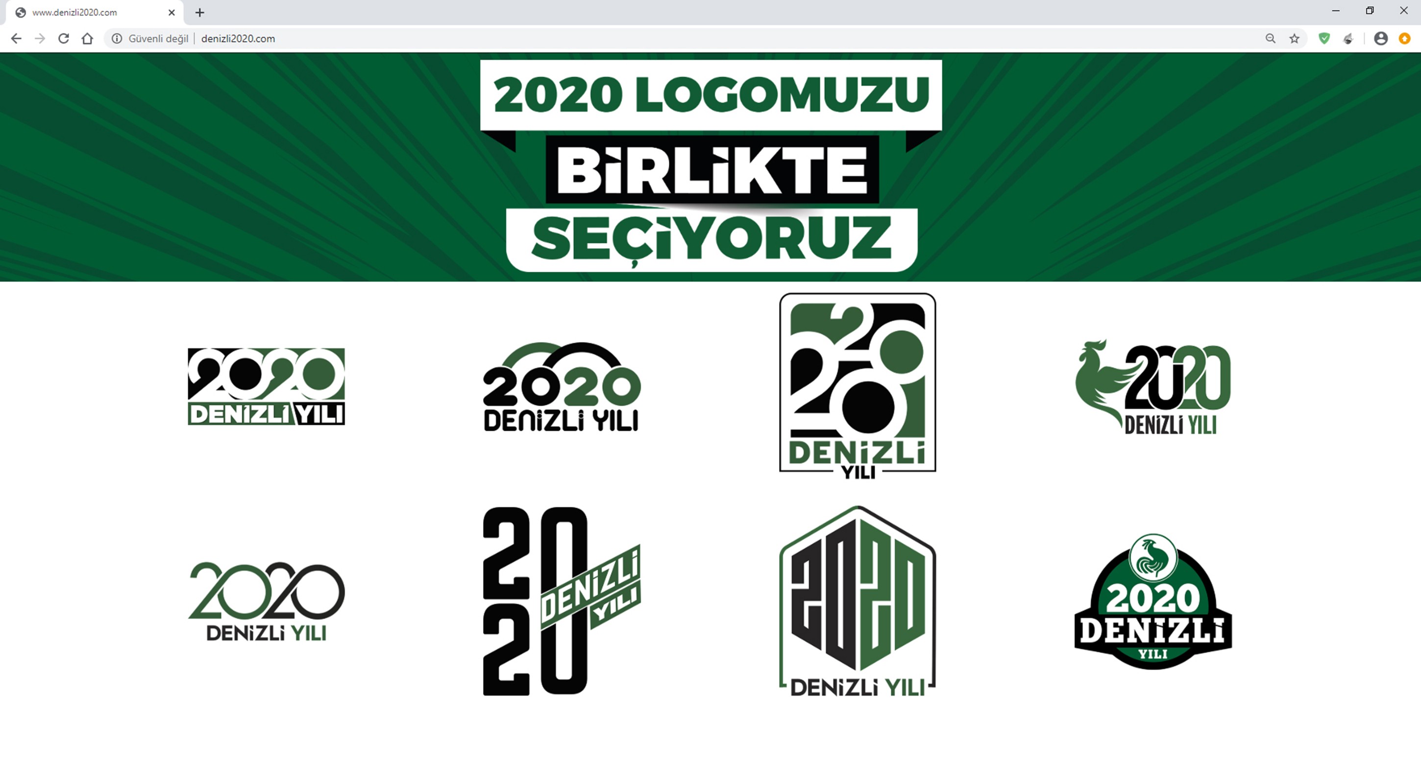 Denizli, 2020 logosunu seçiyor