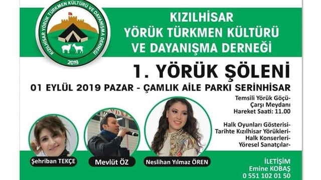 Kızılhisar Yörük Türkmen Kültürü ve Dayanışma Derneği 1. Yörük Şöleni