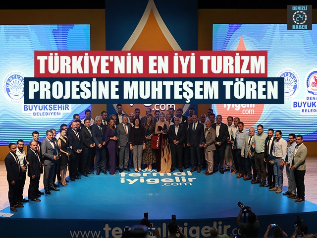 Türkiye'nin En İyi Turizm Projesine Muhteşem Tören
