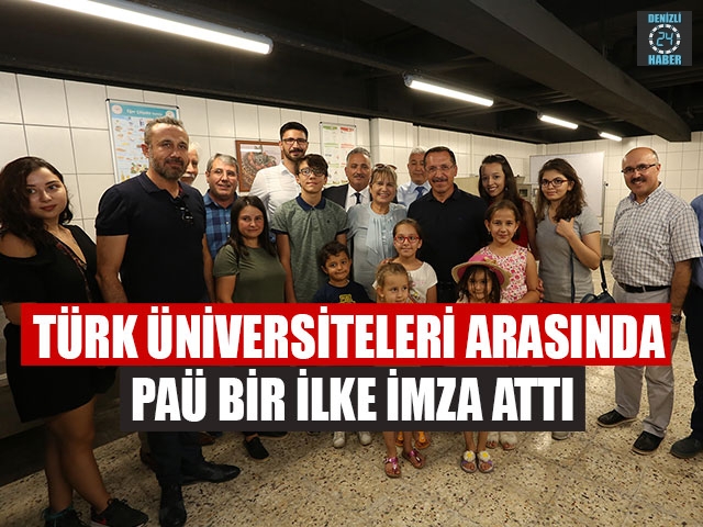 Türk Üniversiteleri Arasında PAÜ Bir İlke İmza Attı