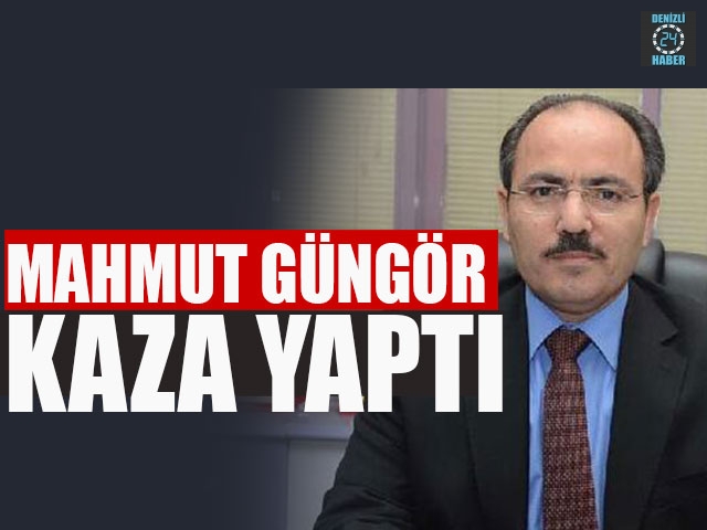 DESKİ Genel Müdürü Mahmud Güngör Kaza Yaptı