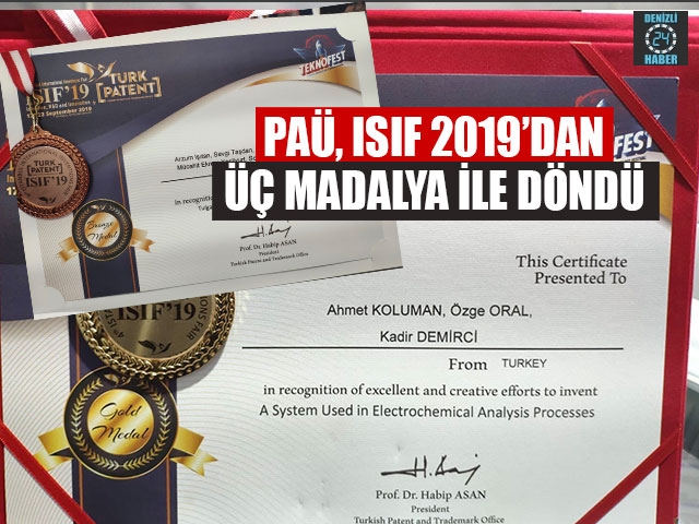 PAÜ, ISIF 2019’dan Üç Madalya İle Döndü