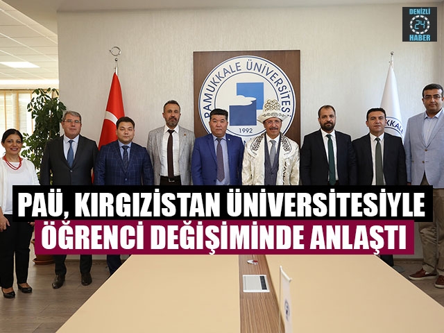 PAÜ, Kırgızistan Üniversitesiyle Öğrenci Değişiminde Anlaştı