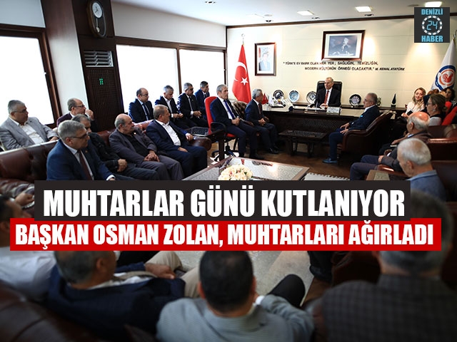 Başkan Osman Zolan, Muhtarları Ağırladı