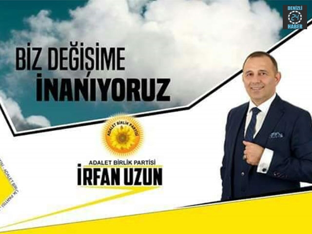 Vali Recep Yazıcıoğlu'nun Yeğeni irfan Uzun adalet birlik partisini kurdu
