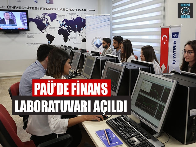 PAÜ’de Finans Laboratuvarı Açıldı