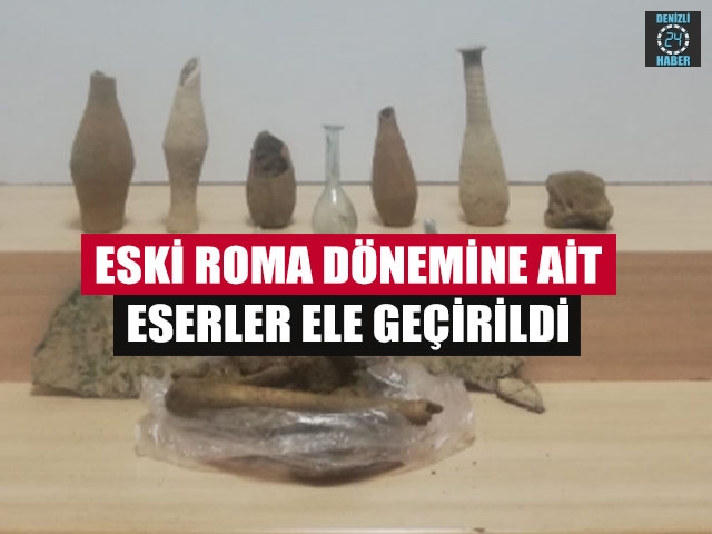 Eski Roma Dönemine Ait Eserler Ele Geçirildi