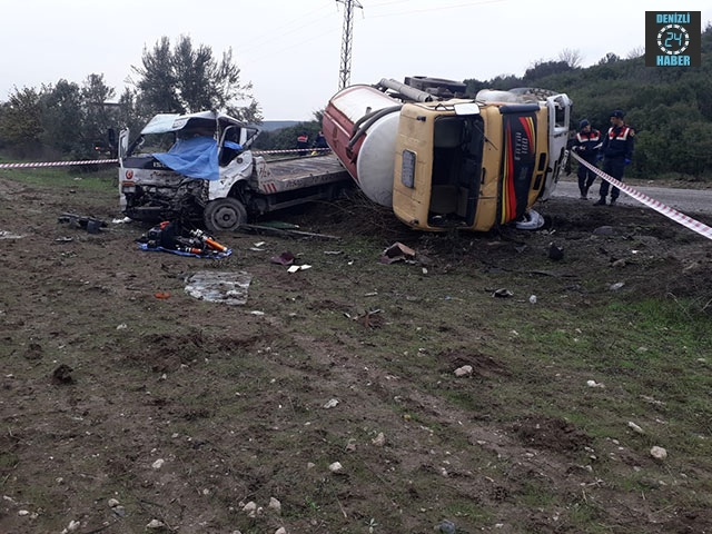 İzmir’de oto kurtarma aracı kamyonla çarpıştı Mustafa Akcan öldü
