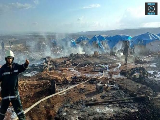 İdlib'in Sarmada kasabası, rejim uçakları tarafından vuruldu