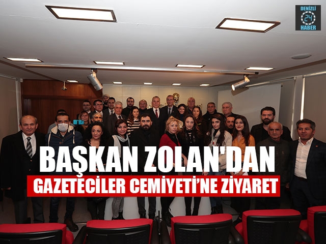 Başkan Zolan'dan Gazeteciler Cemiyeti’ne Ziyaret