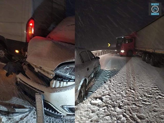Kütahya-Eskişehir kara yolunda zincirleme kazada 4 yaralı