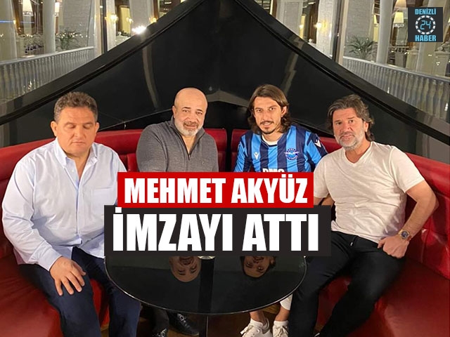 Mehmet Akyüz İmzayı Attı