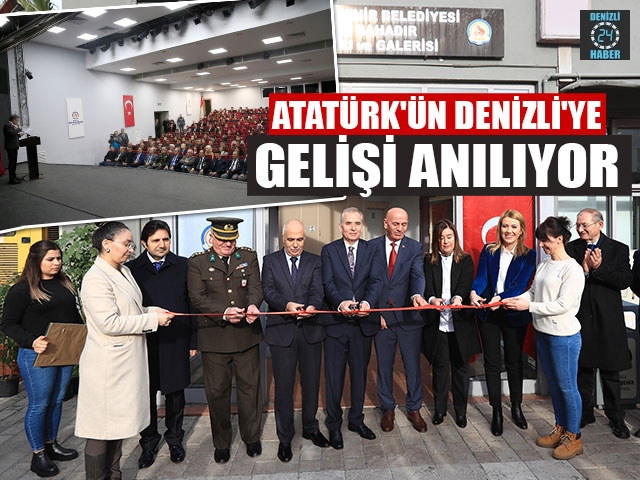 Atatürk'ün Denizli'ye Gelişi Anılıyor