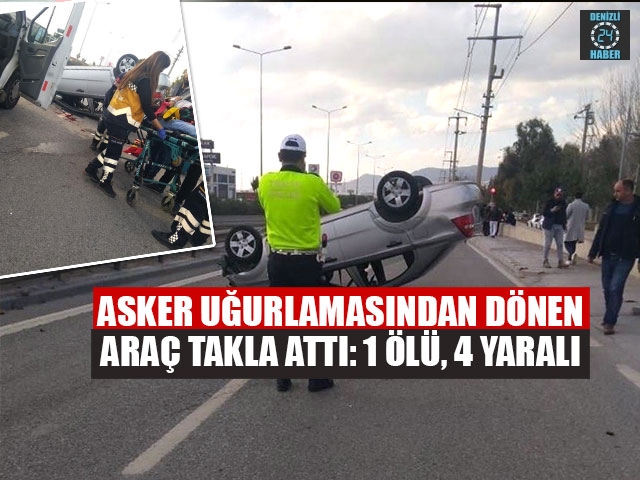 İzmir Bornova’da Ferdi Kara takla atan araçta hayatını kaybetti