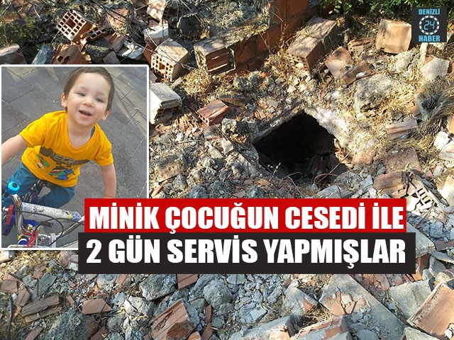 İzmir'de vahşi cinayete kurban giden Eymen'in cesedi ile 2 gün servis yapmışlar