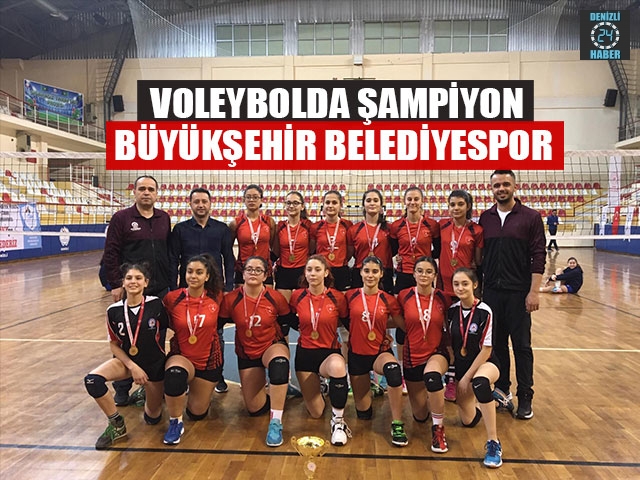 Voleybolda Şampiyon Büyükşehir Belediyespor