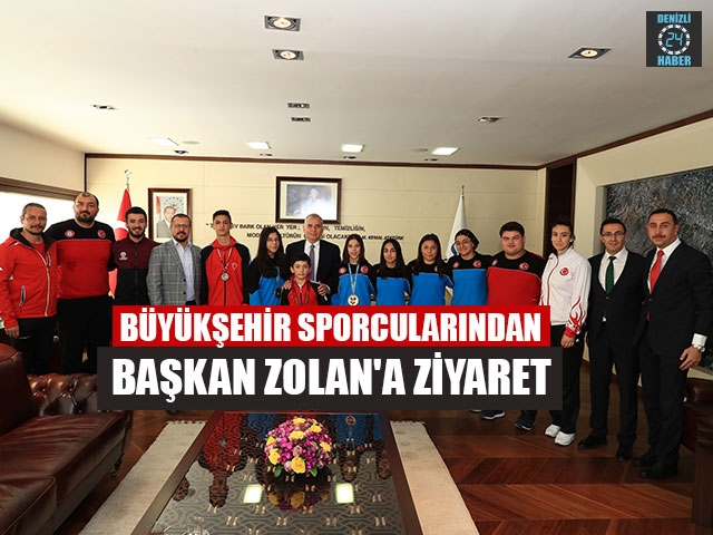 Büyükşehir Sporcularından Başkan Zolan'a Ziyaret