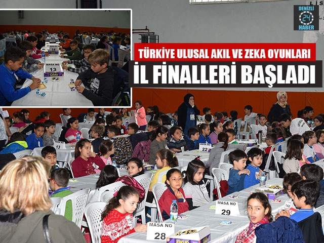 Türkiye Ulusal Akıl Ve Zeka Oyunları İl Finalleri Başladı