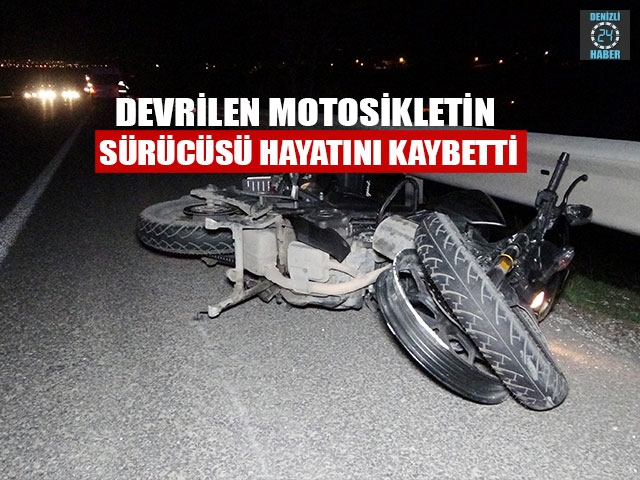 Uşak D-300 karayolunda motosiklet sürücüsü Mert Açıl öldü