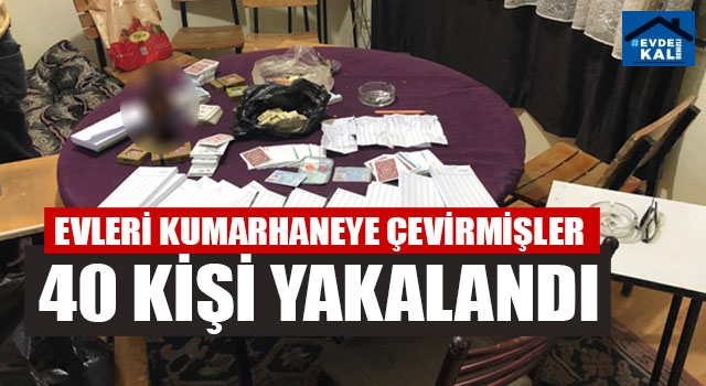 Denizli Acıpayam'da kumar operasyonu 40 kişiye ceza kesildi
