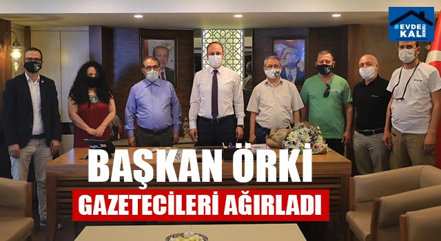 Başkan Örki Gazetecileri Ağırladı