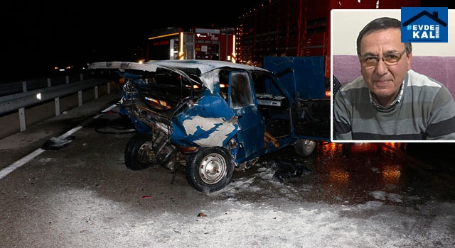 Kula’daki iki otomobilin çarpıştığı kazada Bayram Yeşil öldü
