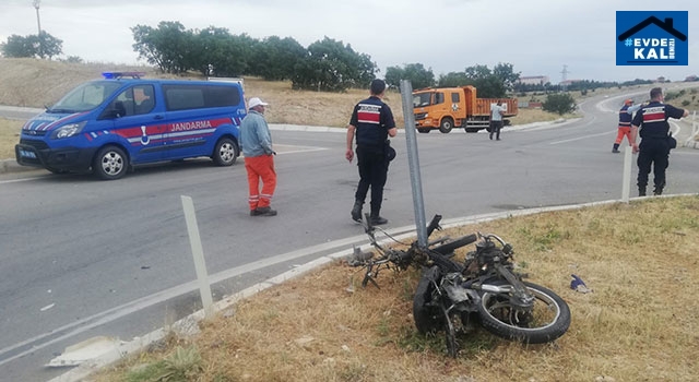 Uşak’ta otomobil ile motosikletin çarpışması sonucu Behçet Sosa öldü