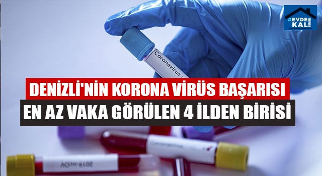 Denizli'nin Korona Virüs Başarısı En Az Vaka Görülen 4 İlden Birisi