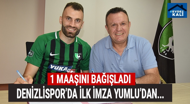 Denizlispor'da ilk imza Mustafa Yumlu'dan