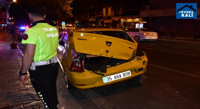 İzmir'de kazada polis memuru Mehmet Şahin M, ağır yaralandı