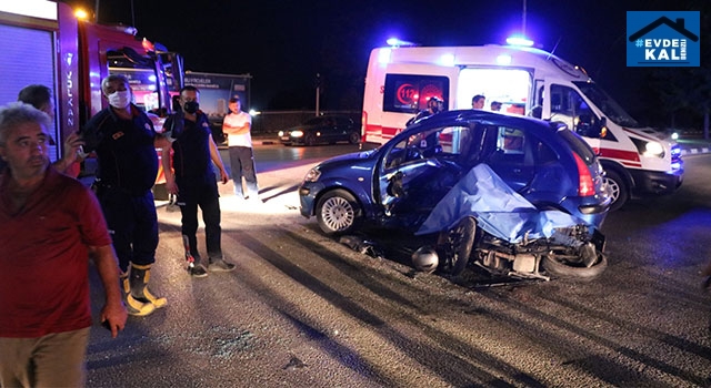 Yunusemre’de motosiklet otomobilin çarptı Süleyman Emre Çelik öldü