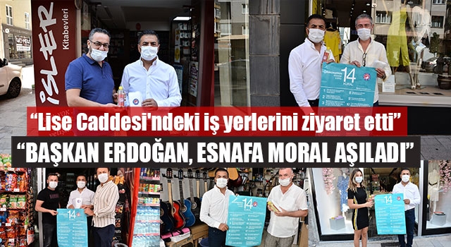 Başkan Erdoğan, Esnafa Moral Aşıladı