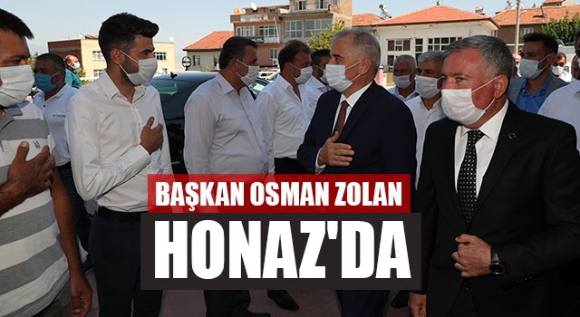 Başkan Osman Zolan Honaz'da
