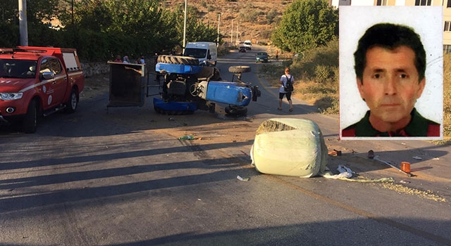 Milas’da traktör devrildi Hasan Sallı öldü