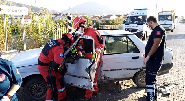 Muğla Fethiye’de Trafik Kazası: 2 Yaralı