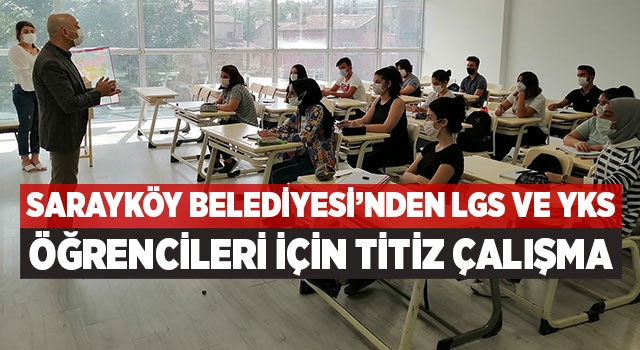 Sarayköy Belediyesi’nden Lgs Ve Yks Öğrencileri İçin Titiz Çalışma