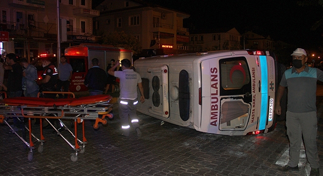 Fethiye’de Ambulans Kazası 6 Yaralı 