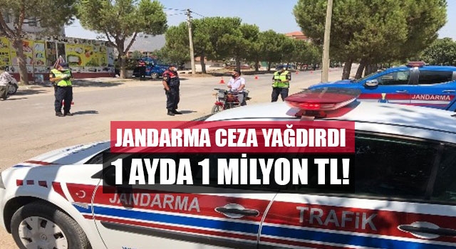 Jandarma Ceza Yağdırdı1 Ayda 1 Milyon TL!