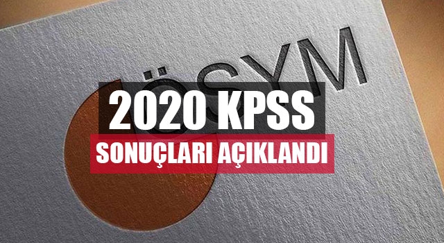 2020 KPSS sonuçları açıklandı