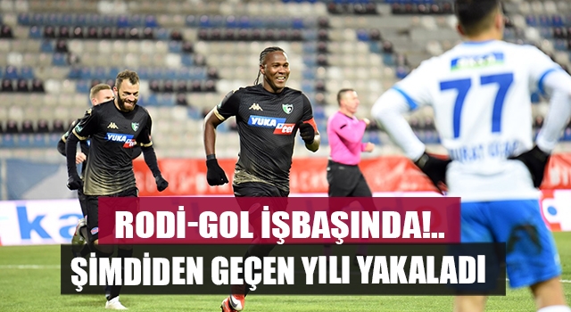 Denizlispor'da Rodallega golleriyle takımı sırtlıyor