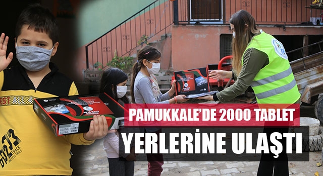 Pamukkale’de 2000 Tablet Yerlerine Ulaştı
