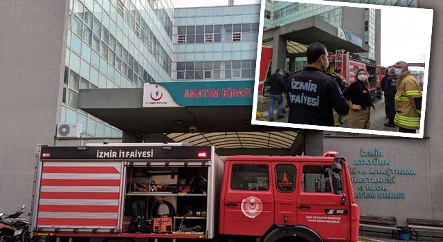 İzmir Katip Çelebi Üniversitesi hastanesinde yangın paniği