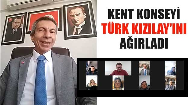 Kent Konseyi Türk Kızılay'ını ağırladı