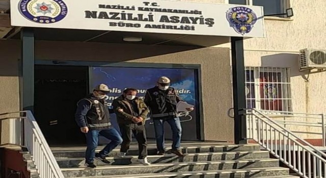 Nazilli'de market hırsızı yakalandı