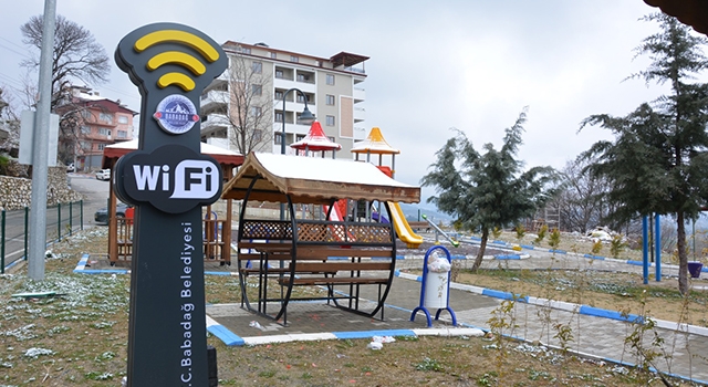 Babadağ Belediyesi’nden Ücretsiz Wifi Hizmeti