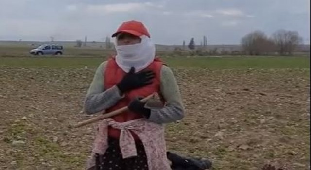 Köylülerin çektiği İstiklal Marşı videosu büyük beğeni topladı