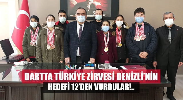 Denizlili gençler, Türkiye Dart Turnuvasında zirveyi kimseye bırakmadı