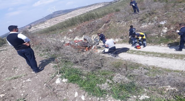 Manisa'da devrilen traktörün altında kalan Mehmet Taşkın hayatını kaybetti