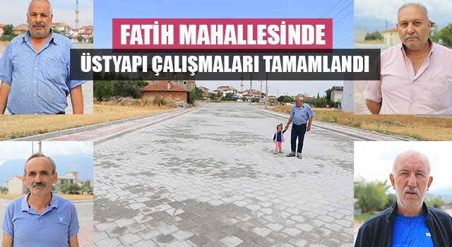 Pamukkale Belediyesi Fatih Mahallesi’nde Üstyapı Çalışmaları Tamamladı