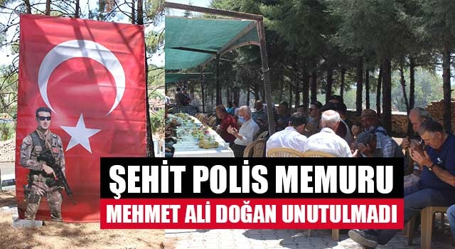 Denizlili Özel Hareket Polisi Mehmet Ali Doğan dualarla anıldı.